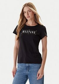 T-shirt Mustang czarny damski 
