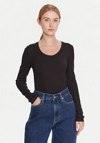 Bluzka Calvin Klein czarna damska 