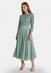 Sukienka koktajlowa Swing zielona 