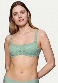 Biustonosz Triumph zielony Z fiszbiną