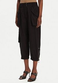 Spodnie eleganckie PINKO czarne damskie Materiałowe