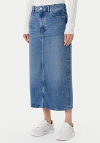 Spódnica jeansowa Tommy Hilfiger niebieska 