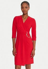 Sukienka koktajlowa Rinascimento czerwona 