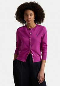 Kardigan Polo Ralph Lauren fioletowy 