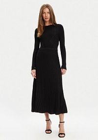 Sukienka dzianinowa United Colors Of Benetton czarna 