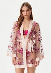 Szlafrok Guess wielokolorowy damski 