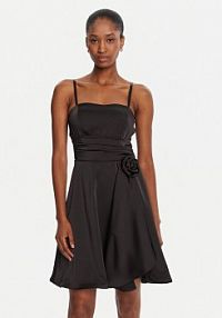 Sukienka koktajlowa Rinascimento czarna 