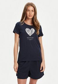 T-shirt Mustang granatowy damski 