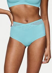 Figi Triumph niebieskie Klasyczne z wysokim stanem