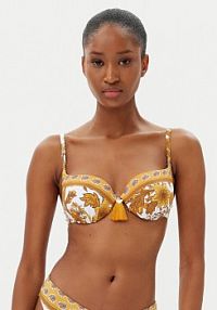 Strój kąpielowy Selmark żółty Góra od bikini