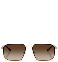 Okulary Emporio Armani brązowe damskie Przeciwsłoneczne