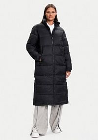 Płaszcz Tommy Jeans czarny damski Zimowy