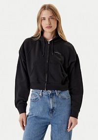 Bluza rozpinana Tommy Jeans czarna damska 