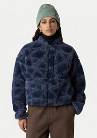 Bluza z polaru The North Face granatowa damska Polar