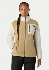 Bluza z polaru The North Face beżowa damska Polar