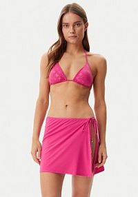 Spódnica mini Guess różowa 