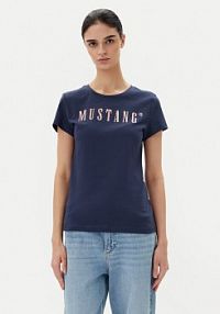 T-shirt Mustang niebieski damski 