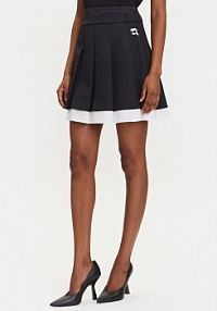 Spódnica mini KARL LAGERFELD czarna 