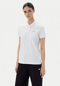 Koszulka polo EA7 Emporio Armani biała damska 