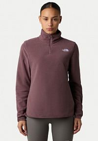 Bluza z polaru The North Face fioletowa damska Polar