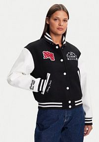 Bomberka Tommy Jeans czarna Kurtka bomber