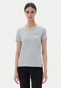 T-shirt EA7 Emporio Armani szary damski 7W000492 AF10373 O8002  Regular Fit