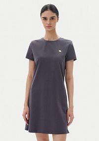 Sukienka codzienna EA7 Emporio Armani szara 