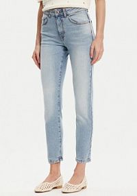 Jeansy United Colors Of Benetton niebieskie damskie 