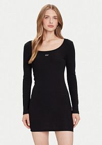 Sukienka codzienna Guess Jeans czarna 
