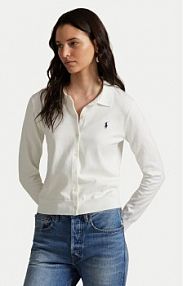 Kardigan Polo Ralph Lauren biały 211972110002  Slim Fit