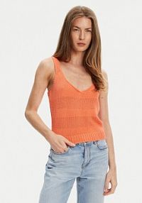Top United Colors Of Benetton pomarańczowy damski 