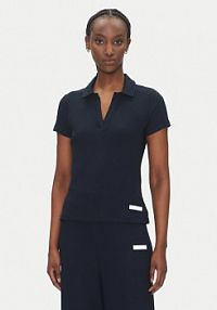 Koszulka polo EA7 Emporio Armani granatowa damska 