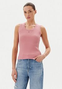 Top Tommy Jeans różowy damski 