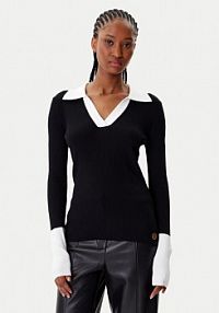 Sweter KARL LAGERFELD czarny damski 