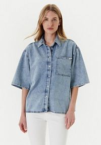 Koszula Mustang niebieska damska Jeansowa