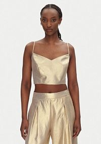 Top ACCESS FASHION złoty damski 