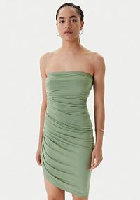 Sukienka koktajlowa NORMA KAMALI zielona 