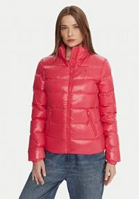 Kurtka puchowa Tommy Jeans różowa damska 