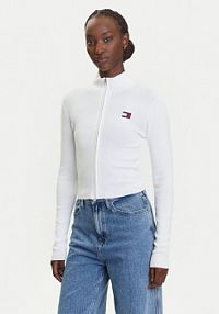 Kardigan Tommy Jeans biały 