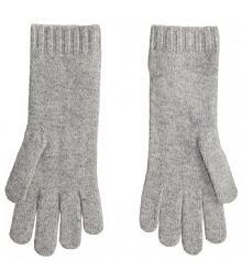 Rękawiczki Polo Ralph Lauren szare damskie 455981440004