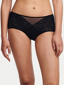Bokserki Chantelle czarne damskie Floral Touch C94240