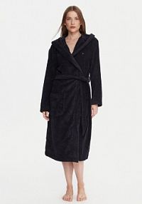 Szlafrok Tommy Hilfiger granatowy damski 