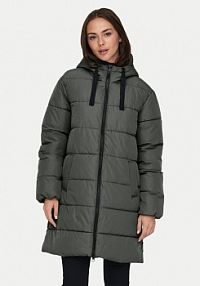 Kurtka puchowa ONLY szara damska Płaszcz zimowy