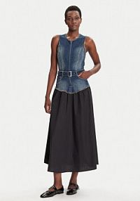 Sukienka jeansowa Desigual granatowa 