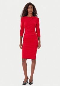 Sukienka koktajlowa Rinascimento czerwona 