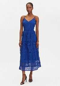 Sukienka letnia YAS niebieska Lifa 26037183  Regular Fit