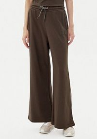 Spodnie dresowe EA7 Emporio Armani brązowe damskie 7W000106 AF12473 U6139  Loose Fit
