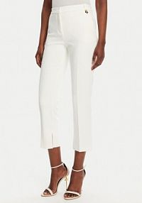 Chinosy Elisabetta Franchi białe PA-098-52E2-V320  Regular Fit