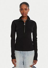 Sweter Patrizia Pepe czarny damski 