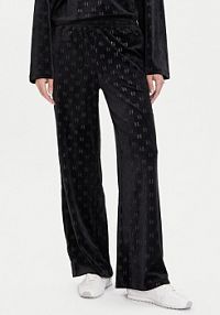 Spodnie eleganckie KARL LAGERFELD czarne damskie Materiałowe